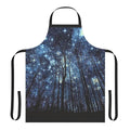 A vibrant apron featuring a stunning starry sky design, perfect for science and astronomy enthusiasts.