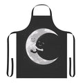 Stylish moon-themed apron for the modern space enthusiast