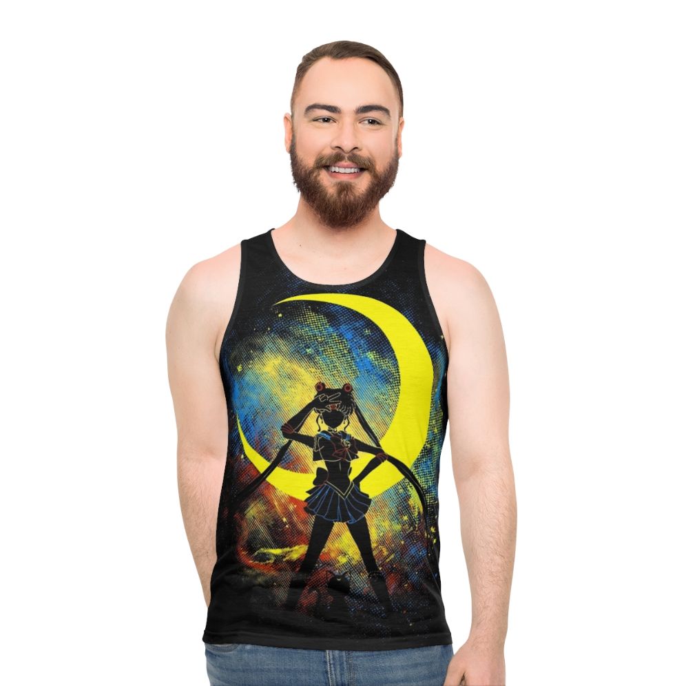 Celestial Moon Art Unisex Tank Top