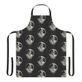 Apron featuring a moon design, inspired by the progressive metal band Sleep Token