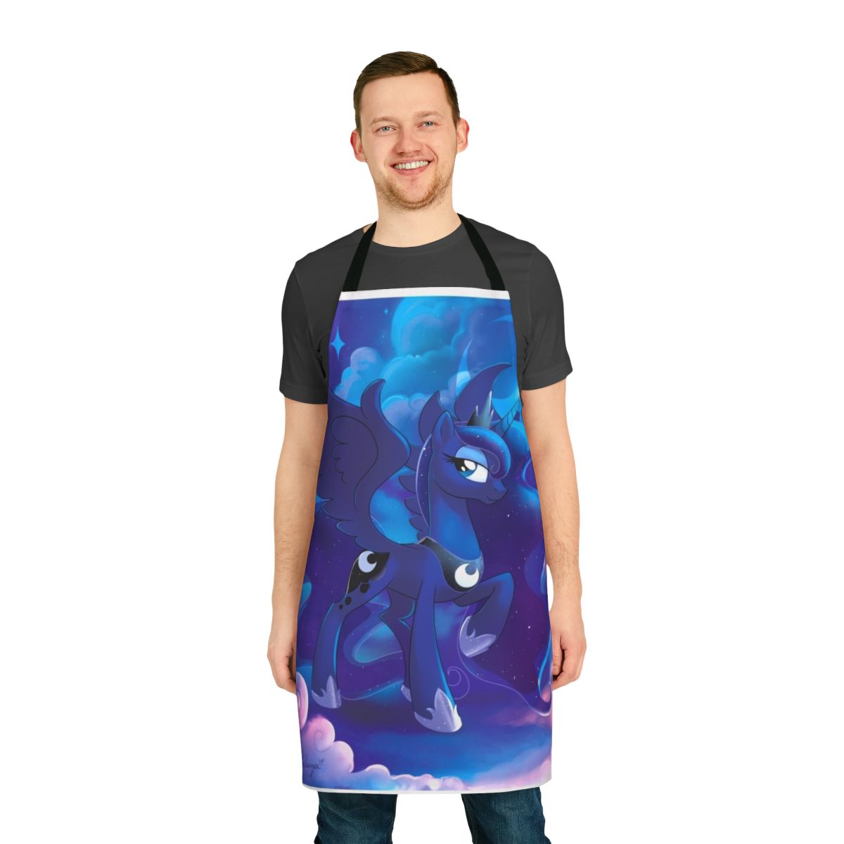 Apron featuring the alicorn princess Luna from My Little Pony: Friendship is Magic