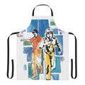Stylish apron featuring an air moon safari design, perfect for music lovers and chill vibes.