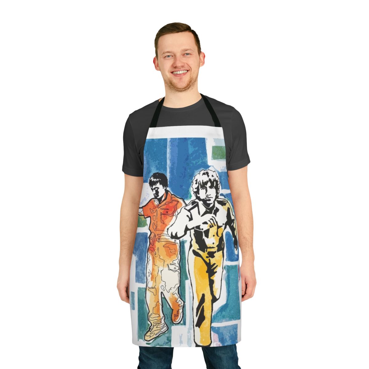 Stylish apron featuring an air moon safari design, perfect for music lovers and chill vibes.