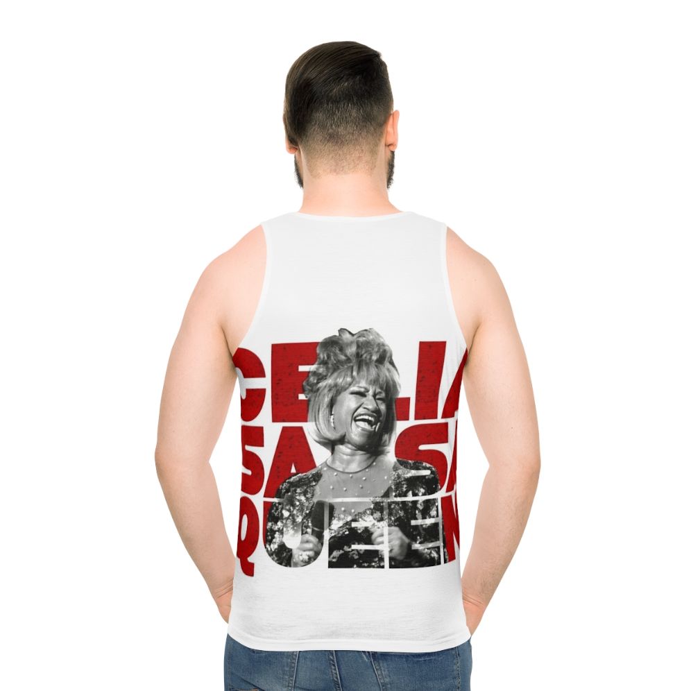 Celia Cruz Cuban Flag Unisex Tank Top