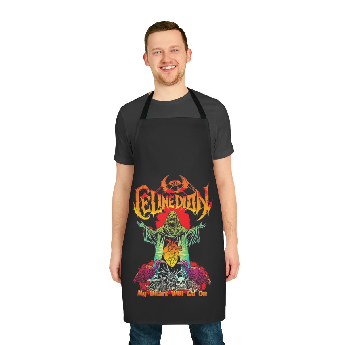 Celine Dion Inspired Metal Apron