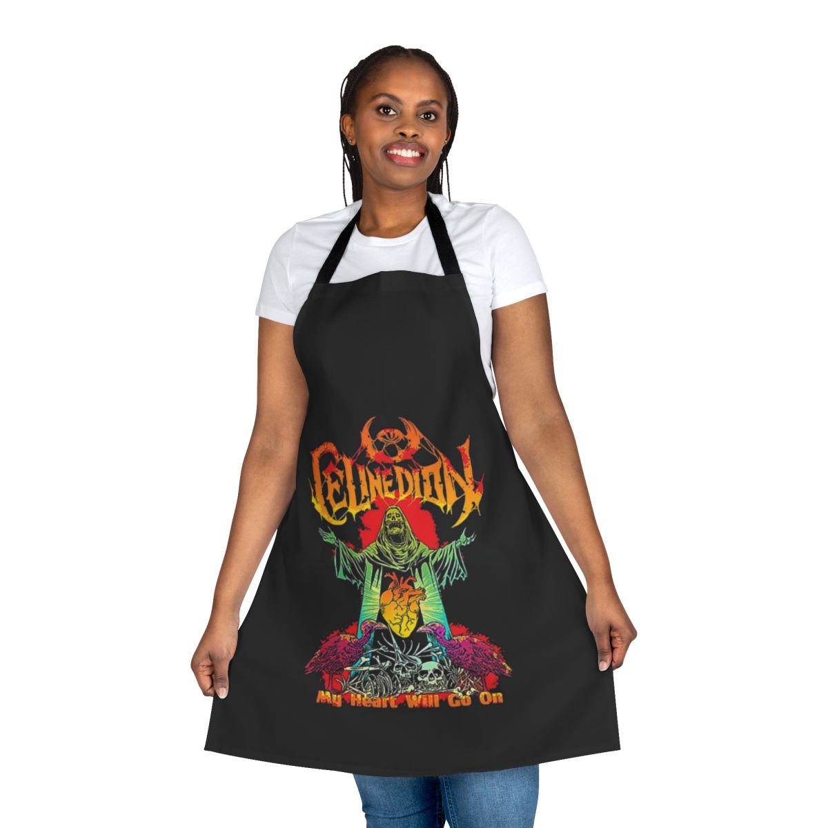 Celine Dion Inspired Metal Apron