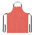 Apron featuring the iconic Rule 110 cellular automaton pattern, a visually captivating mathematical algorithm.
