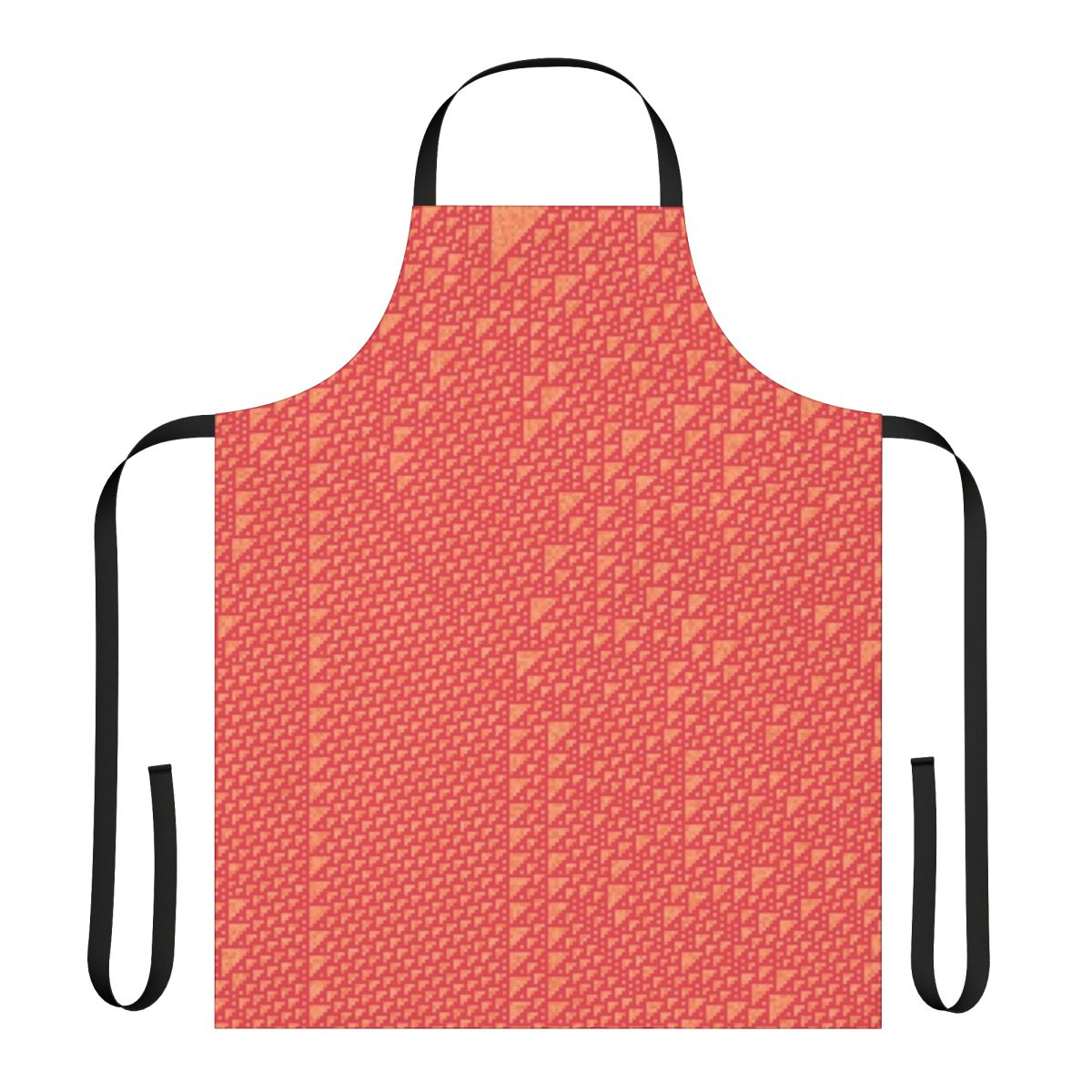 Apron featuring the iconic Rule 110 cellular automaton pattern, a visually captivating mathematical algorithm.