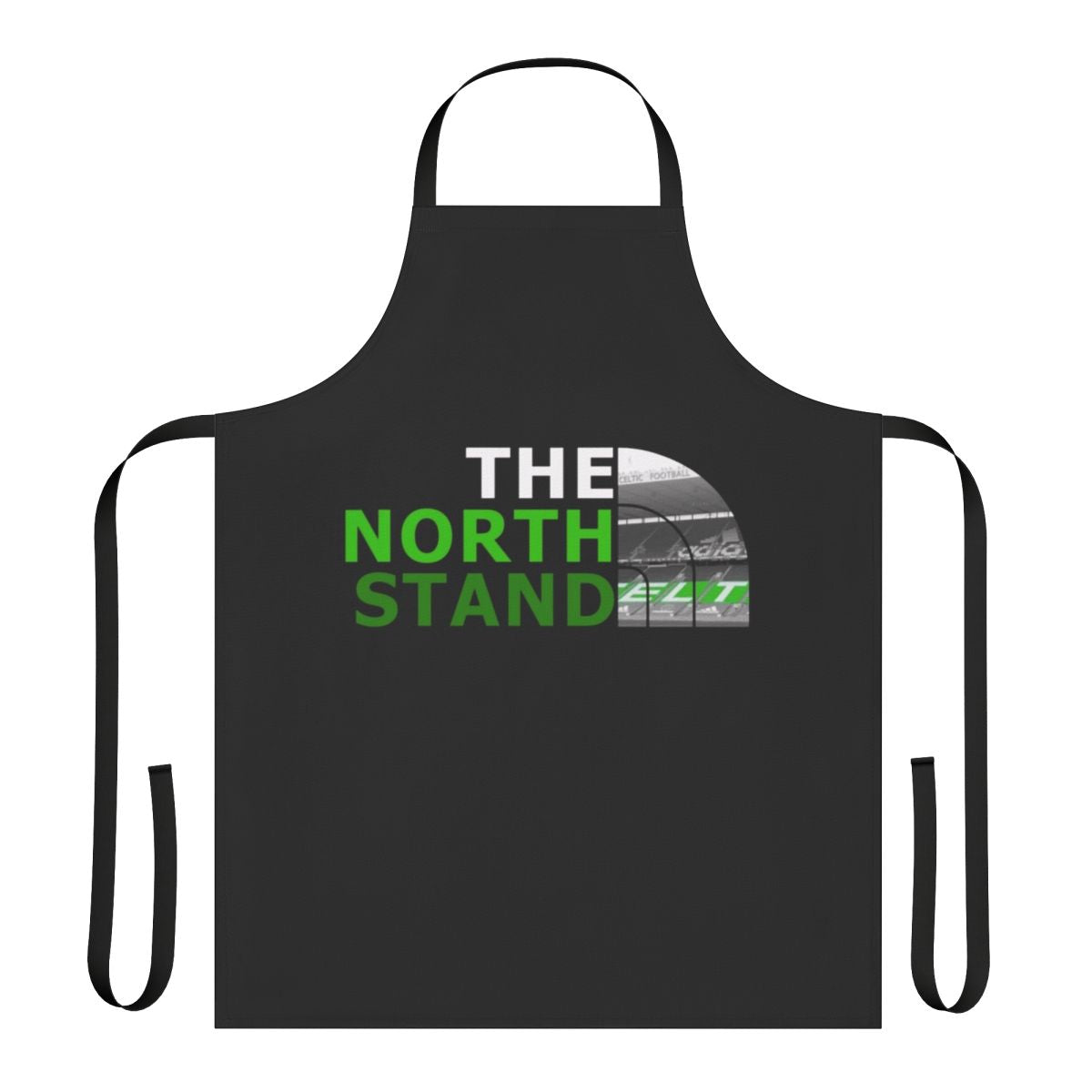 Celtic FC inspired apron with Parkhead design