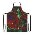 Apron featuring an artistic depiction of neural synapses in the human brain