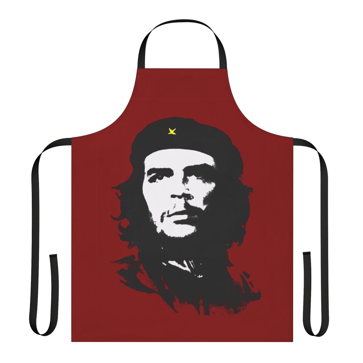 Ché-inspired apron featuring the iconic image of the revolutionary leader Ché Guevara