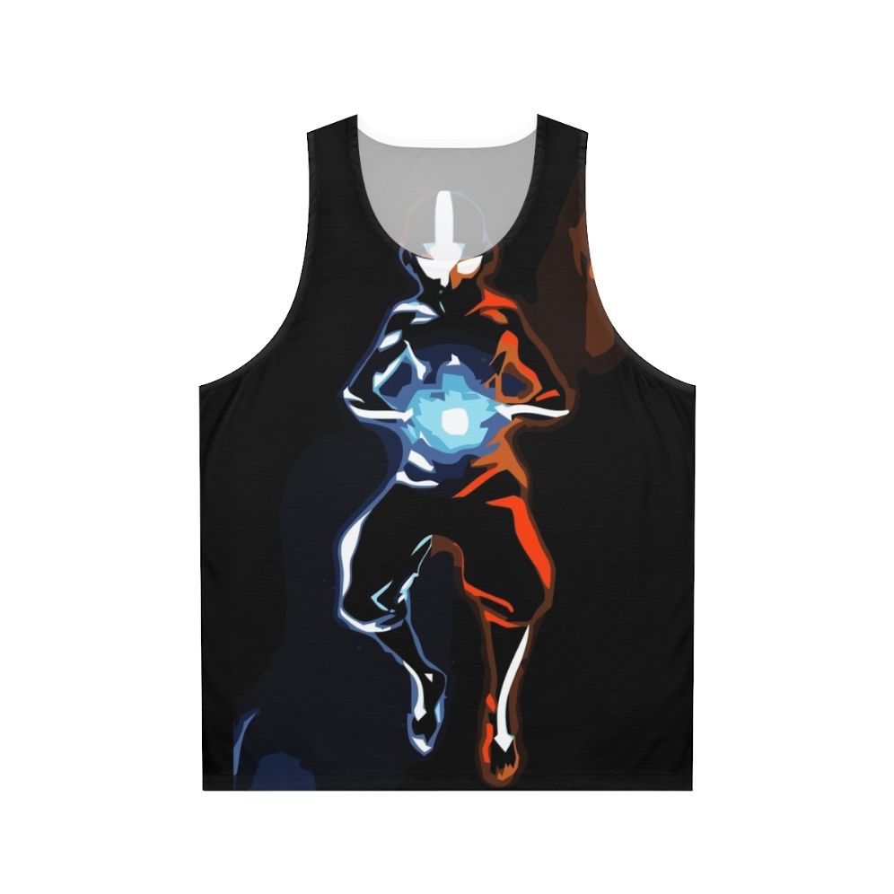 Chakra Unisex Tank Top with Avatar and Airbender Inspired Design