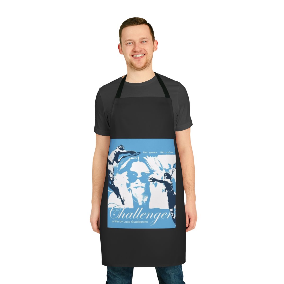 Challengers-Inspired Tennis Movie Apron with Zendaya, Mike Faist, and Josh O'Connor