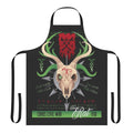 Apron featuring a chaos rat skull design with horns, for Warhammer Fantasy wargaming enthusiasts.