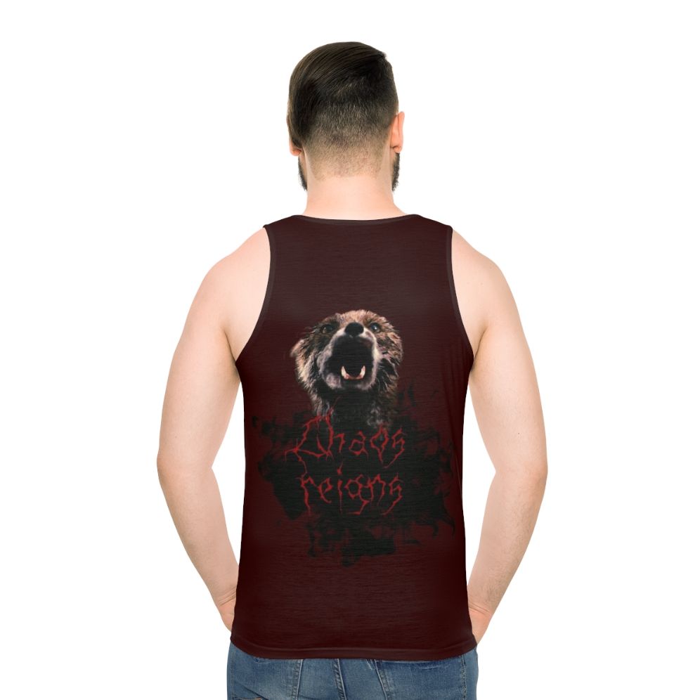 Chaos Reigns Unisex Black Metal Occult Tank Top