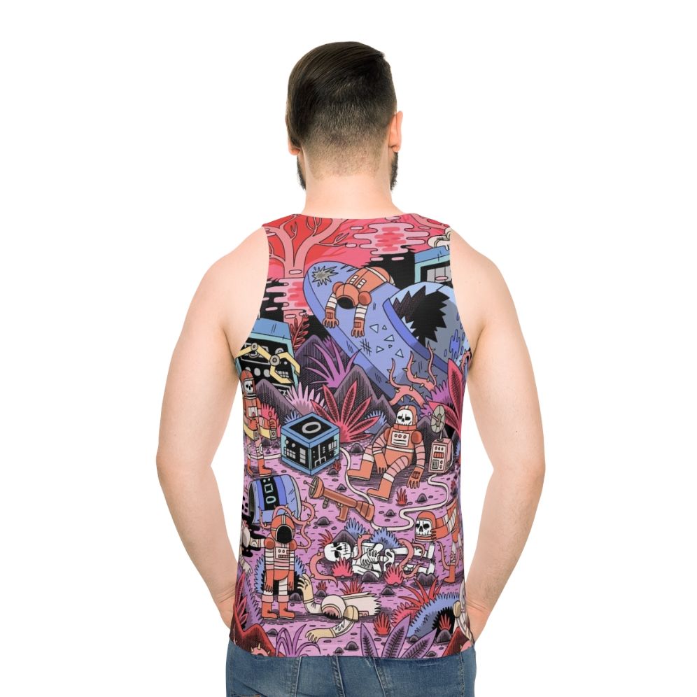 Chaos Unisex Sci-Fi Spaceman Tank Top