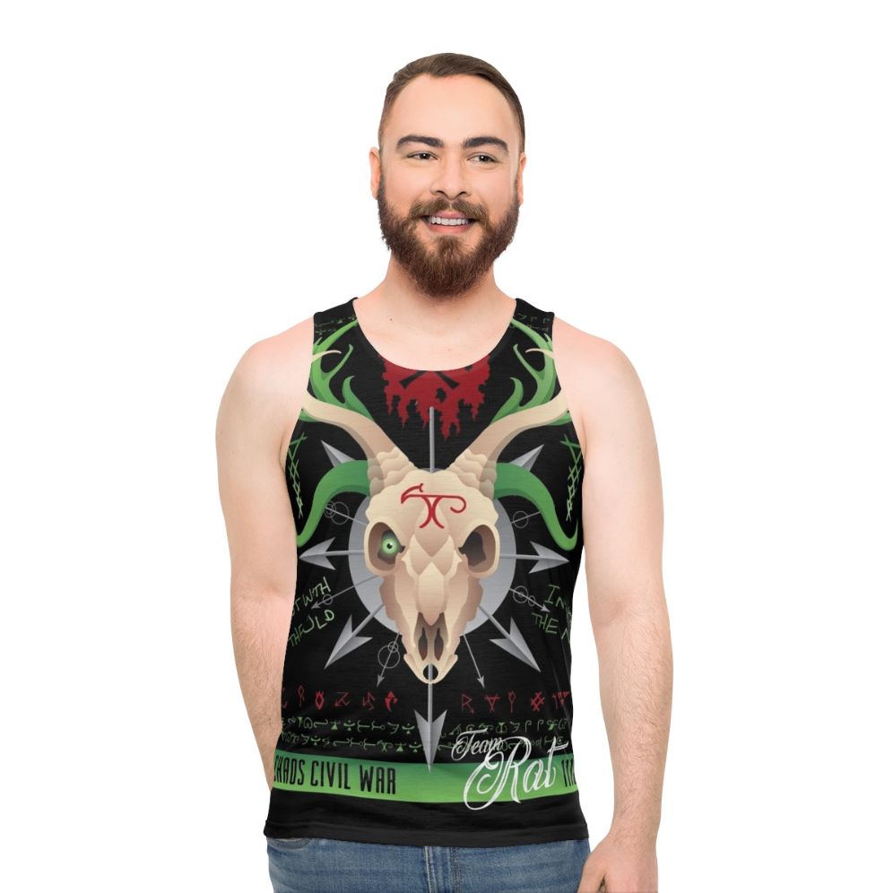 Chaos War Horned Rat Skaven Team Unisex Tank Top