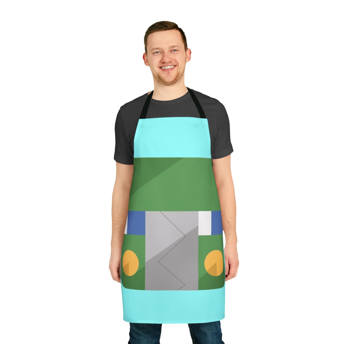 Charjabug-themed apron with Alola region design for Pokemon fans