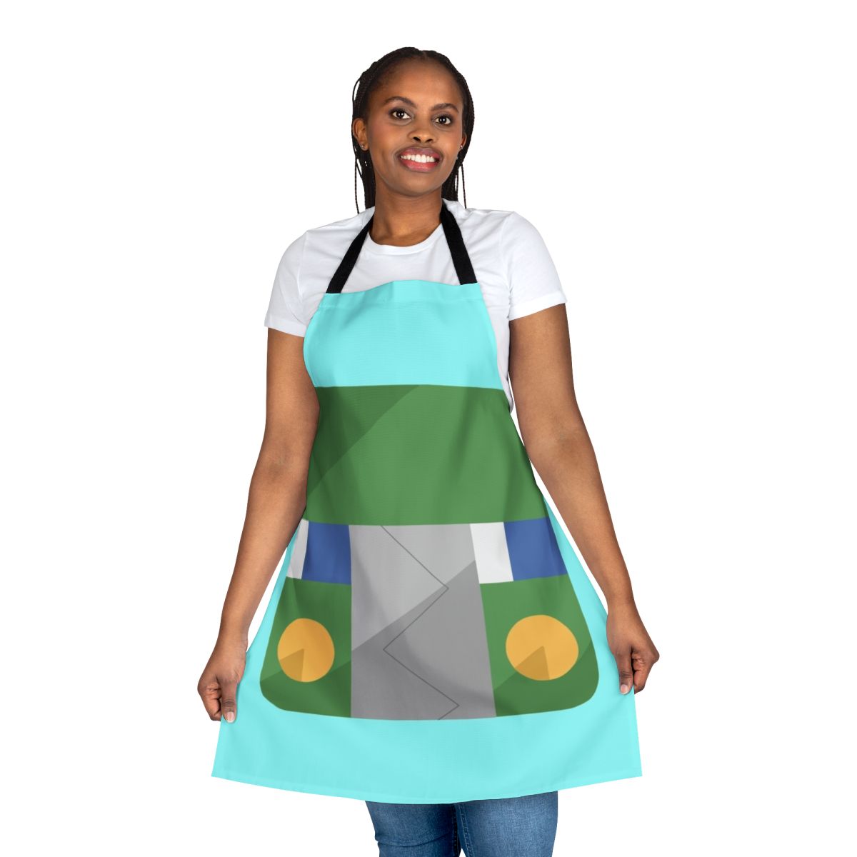 Charjabug-themed apron with Alola region design for Pokemon fans