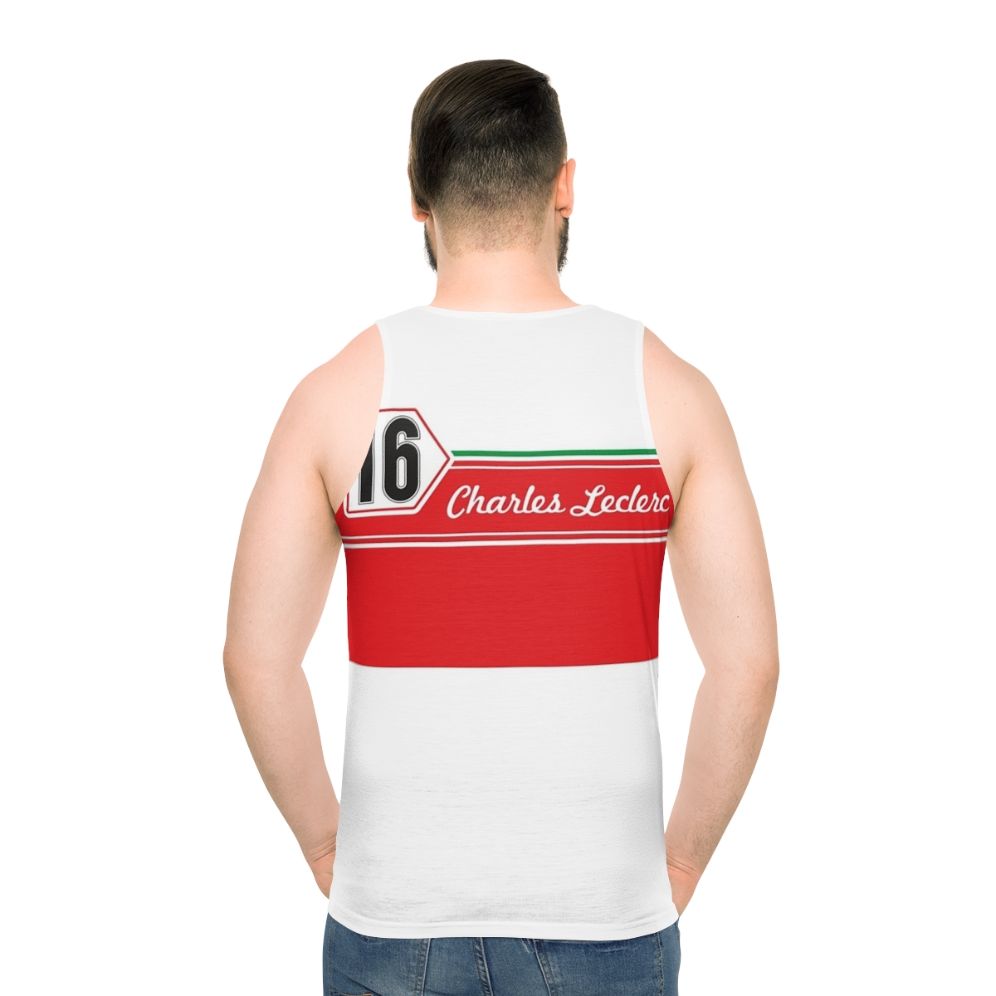 Charles Leclerc #16 Formula 1 Retro Unisex Tank Top