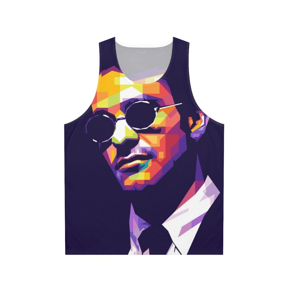 Charlie Cox Daredevil superhero pop art portrait unisex tank top