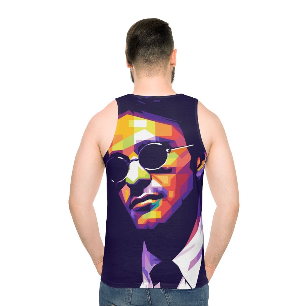 Charlie Cox Daredevil superhero pop art portrait unisex tank top