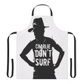 "Charlie Don't Surf" inspired war movie kitchen apron with quotes from Apocalypse Now
