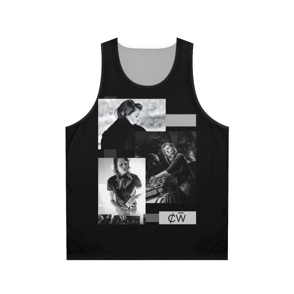 Charlotte De Witte Black and White Unisex Tank Top