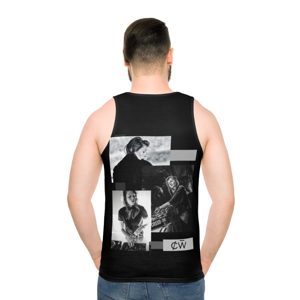 Charlotte De Witte Black and White Unisex Tank Top