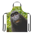 A vibrant, high-quality apron featuring a playful monkey design, perfect for cooking, baking, and more.