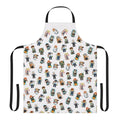 A colorful apron featuring a variety of occupations and vocations, great for kids.
