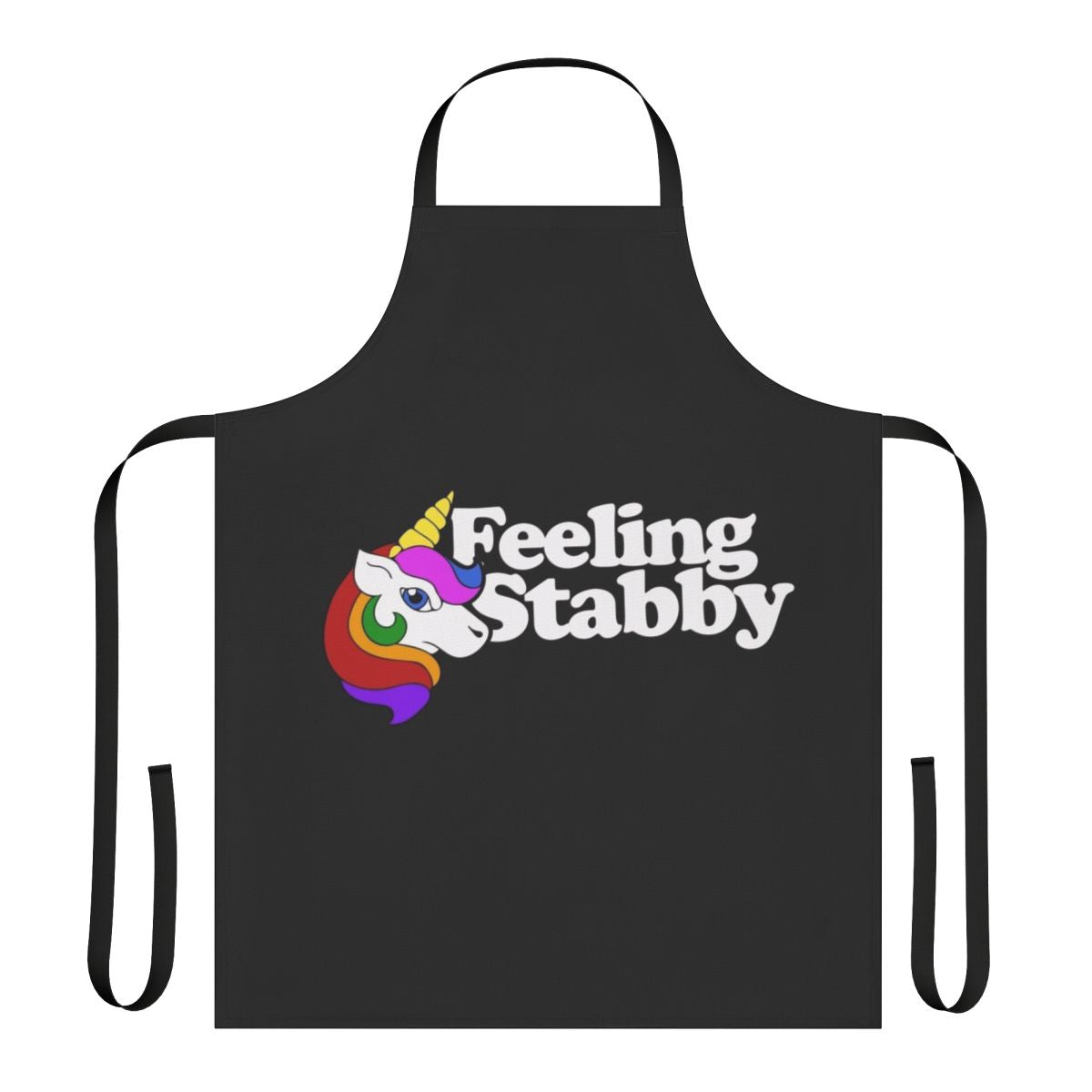 Adorable unicorn design on a high-quality kitchen apron