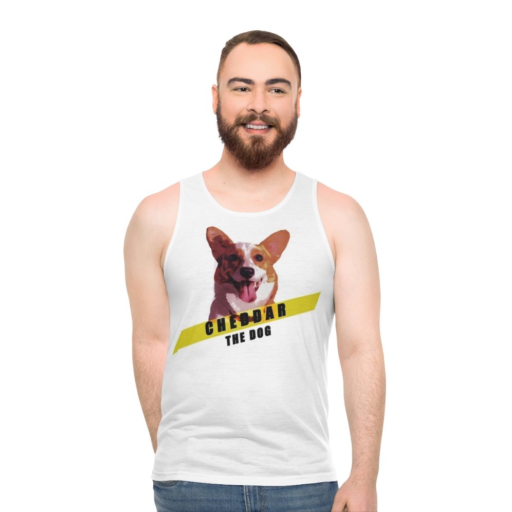 Cheddar the Dog Brooklyn Nine Nine Unisex Tank Top