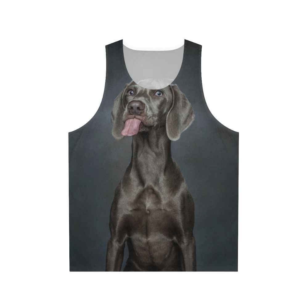 Cheeky Weimaraner Unisex Tank Top