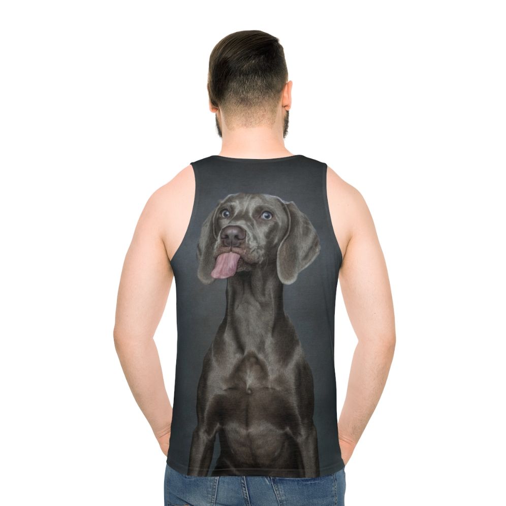 Cheeky Weimaraner Unisex Tank Top
