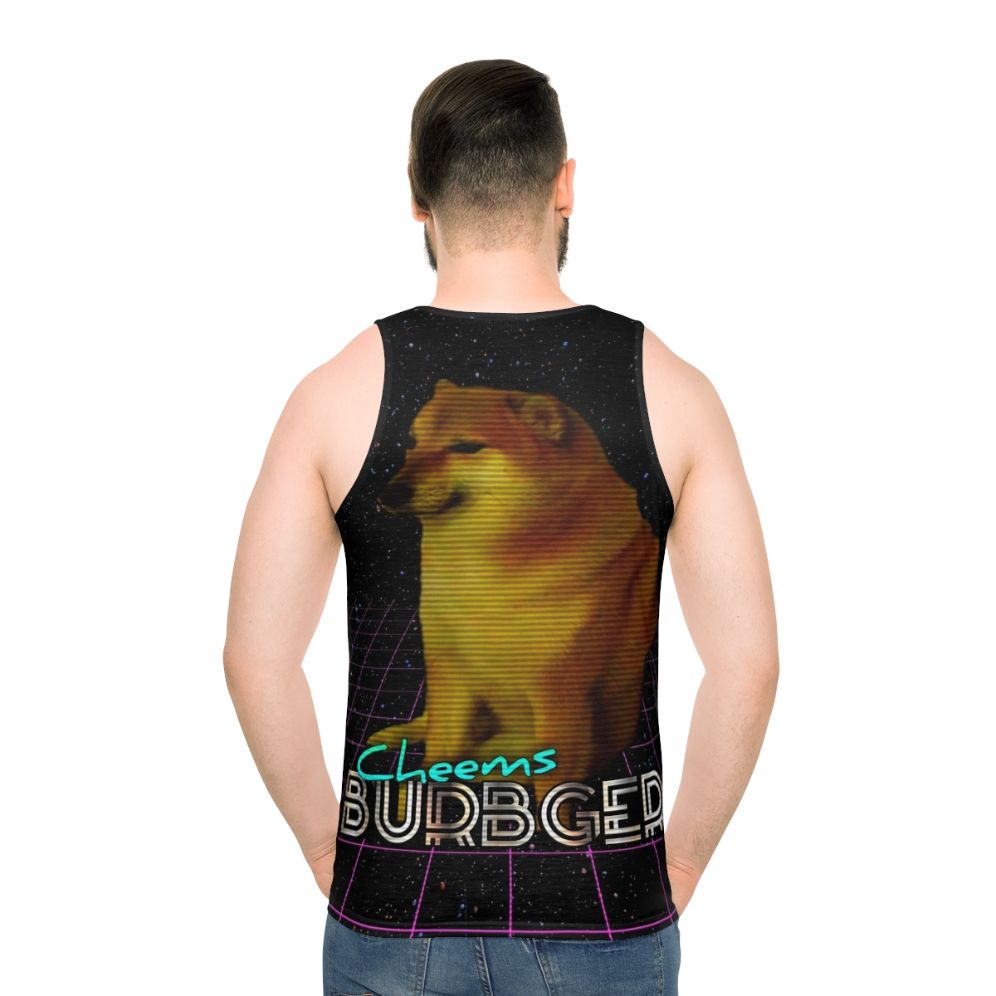 Cheemsburbger unisex tank top