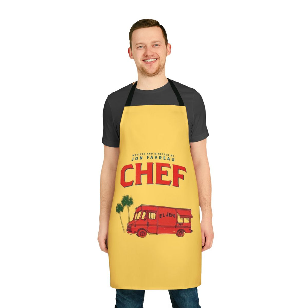 Chef's apron with "El Jefe" Food Truck movie design