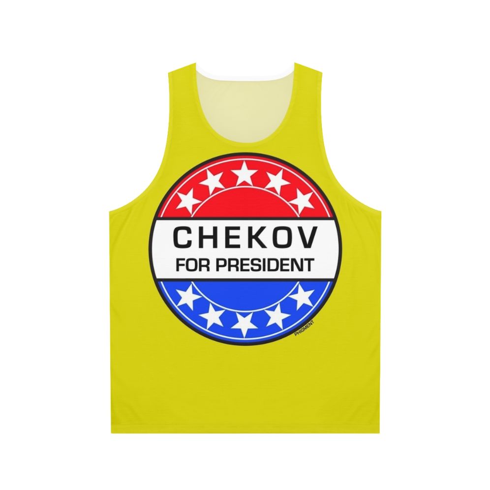Chekov for President Unisex Sci-Fi Tank Top