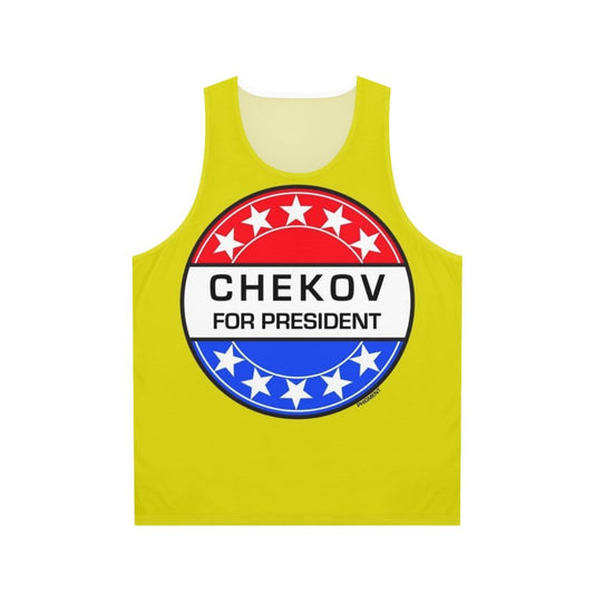 Chekov for President Unisex Sci-Fi Tank Top