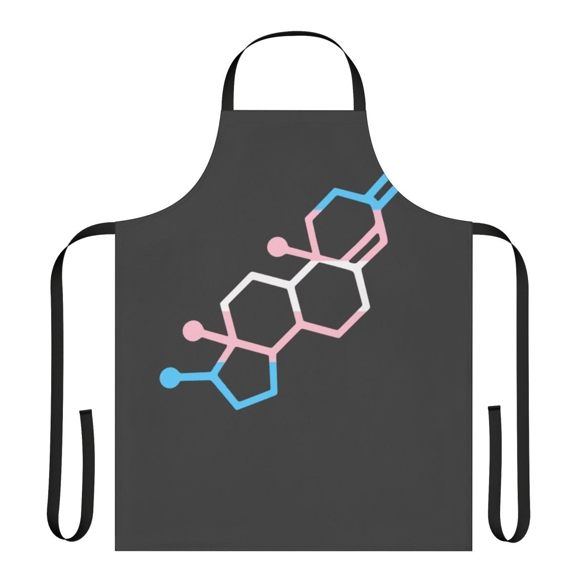 Chemical bond design on an apron for transgender and female to male pride