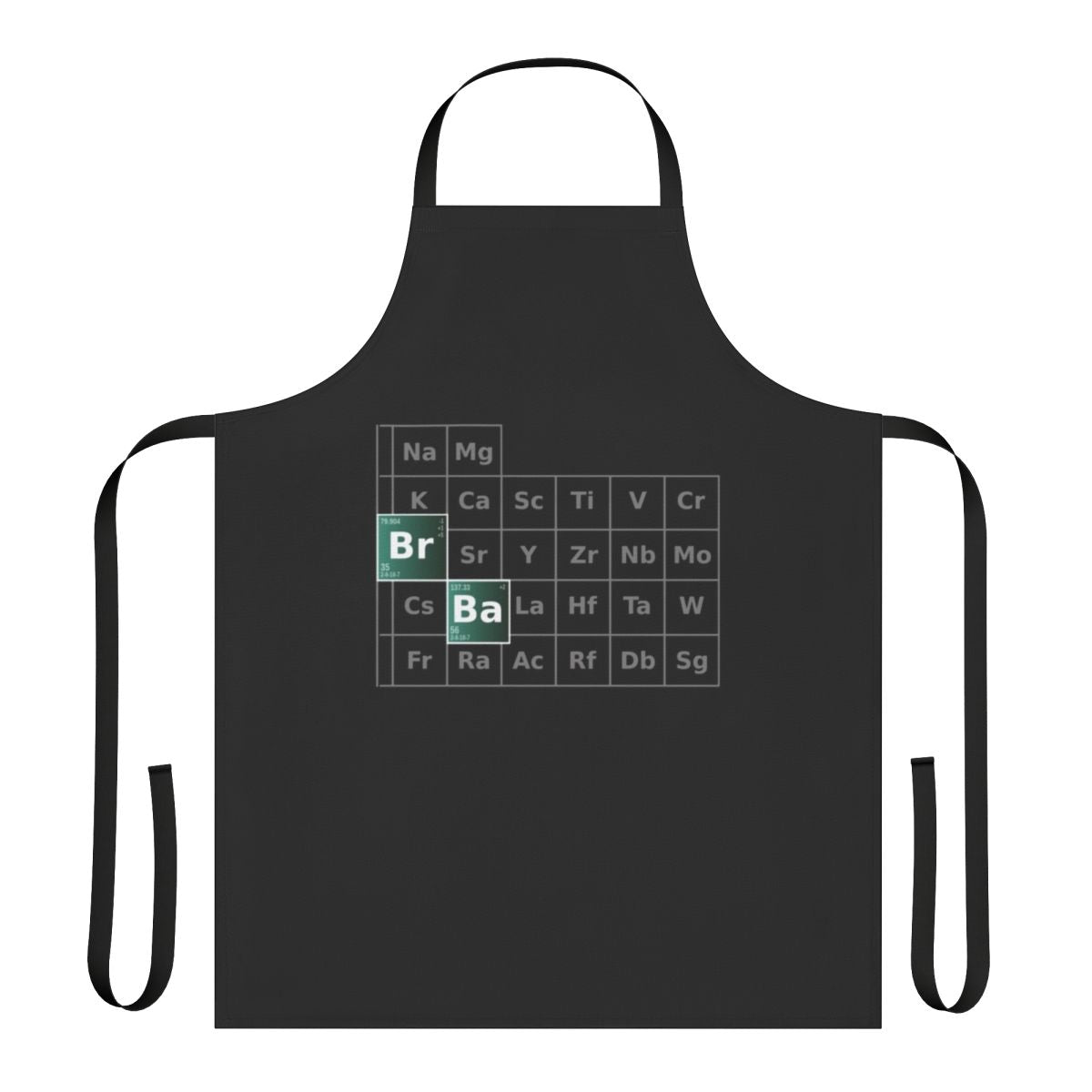 Breaking Bad Periodic Table Apron for Chemistry Enthusiasts