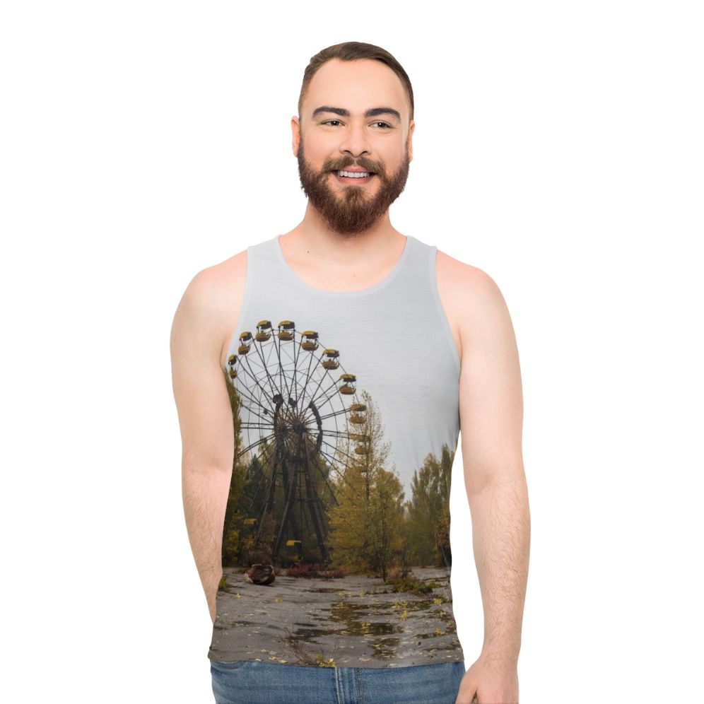 Chernobyl Pripyat Ferris Wheel Unisex Tank Top