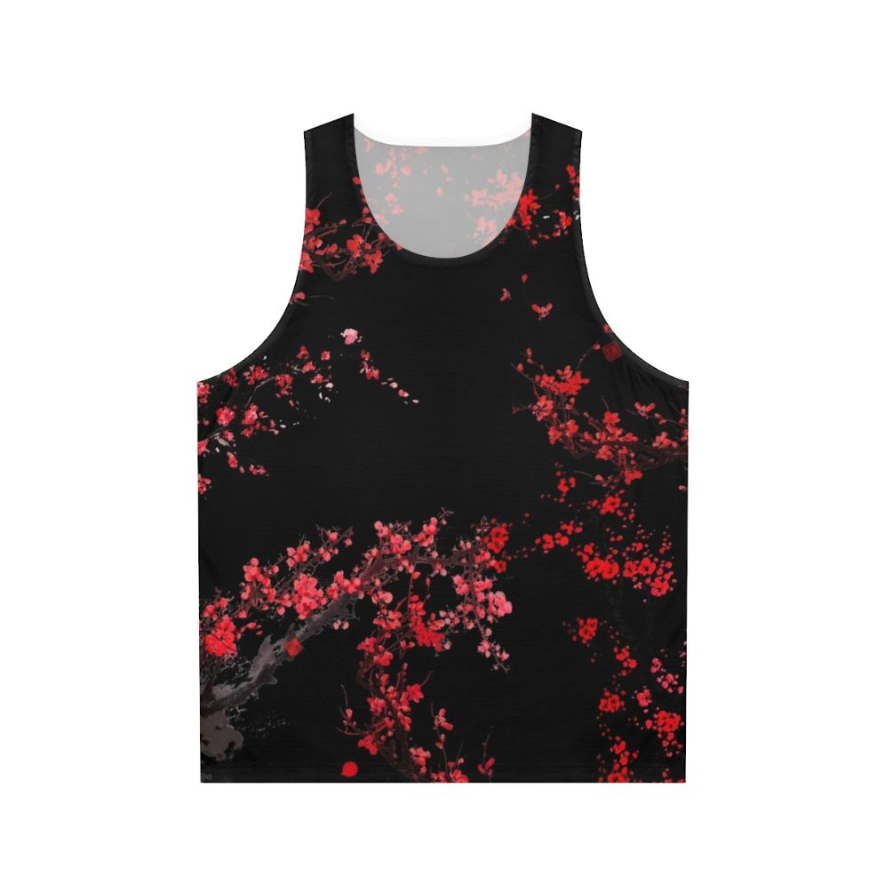 Cherry blossom sakura floral print tank top