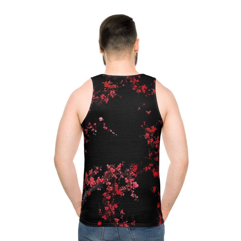 Cherry blossom sakura floral print tank top