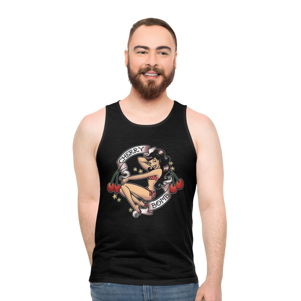 Cherry Bomb Unisex Tank Top
