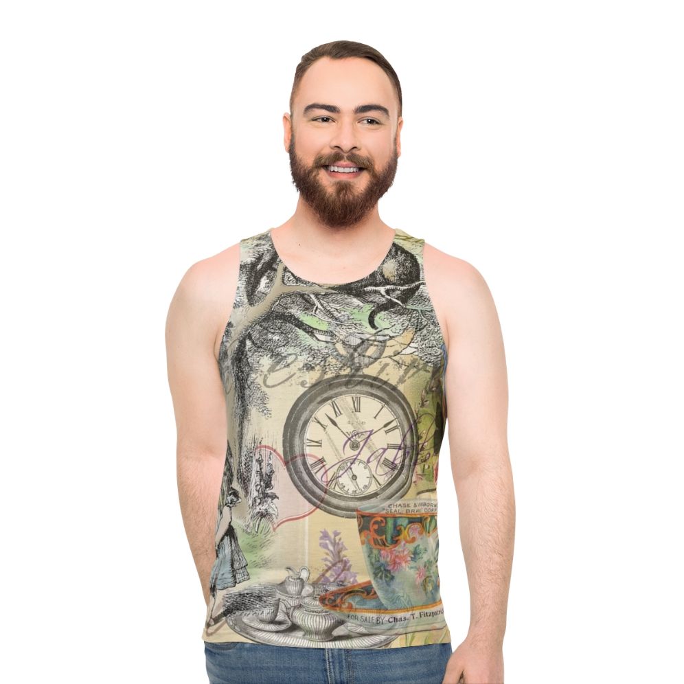 Cheshire Cat Alice in Wonderland Unisex Tank Top