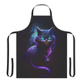 Cheshire Cat themed abstract design kitchen apron