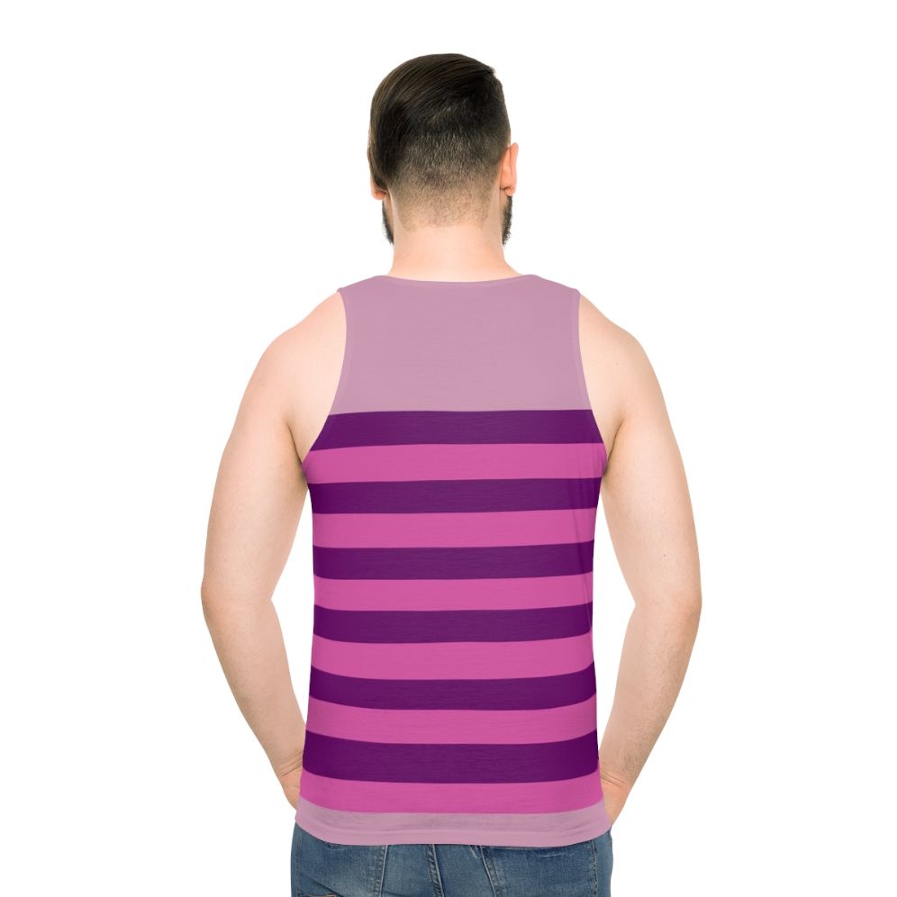 Cheshire Cat Striped Unisex Tank Top