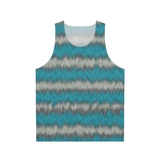 Cheshire Cat Striped Unisex Tank Top