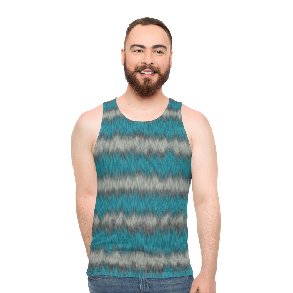 Cheshire Cat Striped Unisex Tank Top